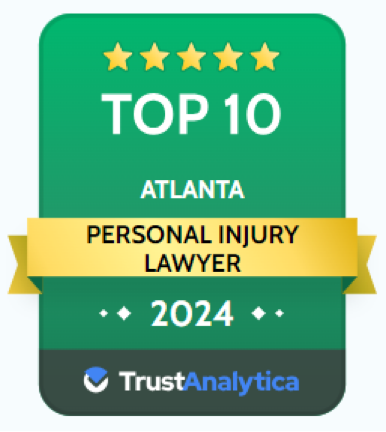 Top 10 Atlanta Personal Injury Lawyer 2024 badge